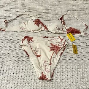 Forever 21 Palm Print Bikini Bottom